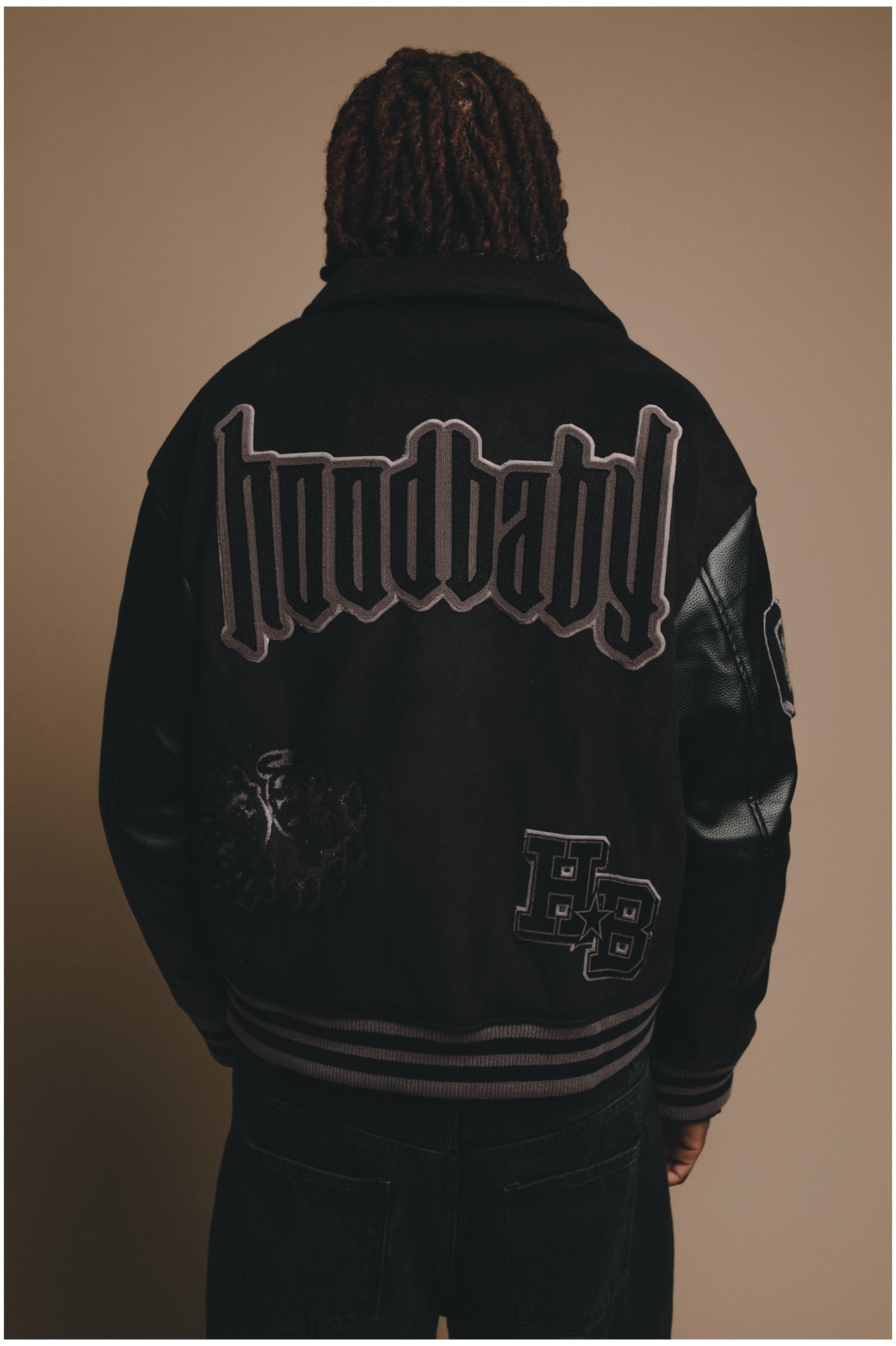BLOUSON TEDDY NOIR
