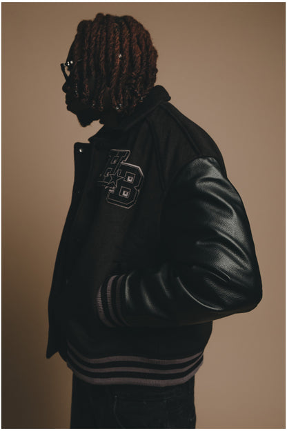 BLOUSON TEDDY NOIR